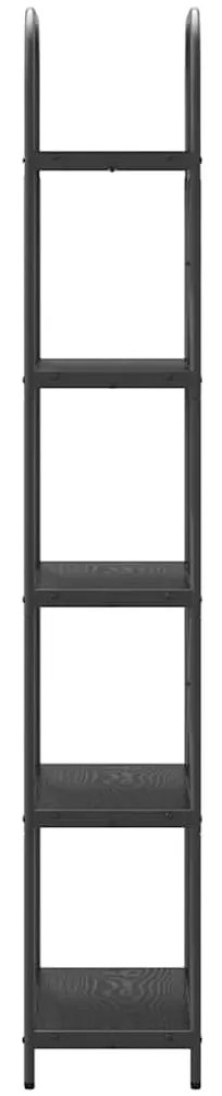 Könyvespolc Musta tammi 60 x 30 x 183 cm Faanyag