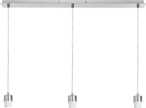RENDL MORE 80 mennyezeti függőlámpa alap króm 230V LED E27 3x15W