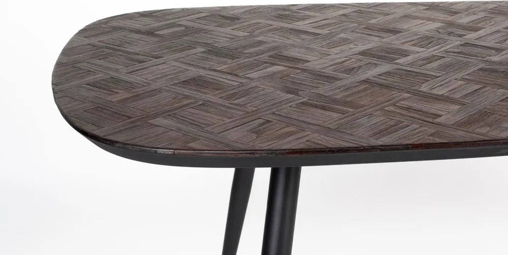 Teakfa étkezőasztal 90x180 cm Webster – White Label