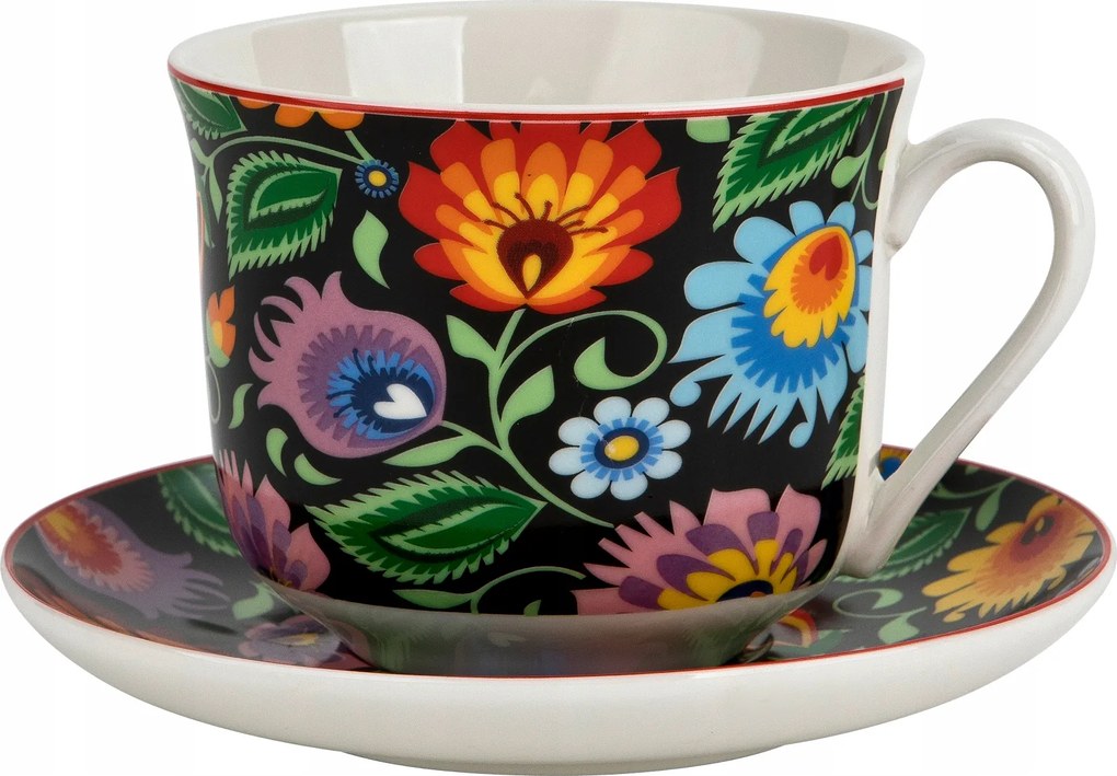 400 ml-es csésze csészealj Etnic Ajándék Anyák és Apák napjára