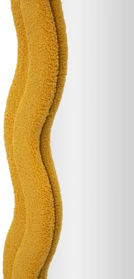 Fali tükör teddy mustár 60x4x160cm