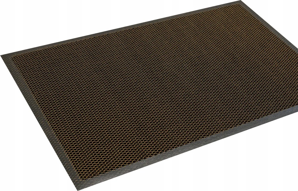 Lábtörlő Csúszásgátló Barna 3D Hibrid Házajtó 60x90 cm