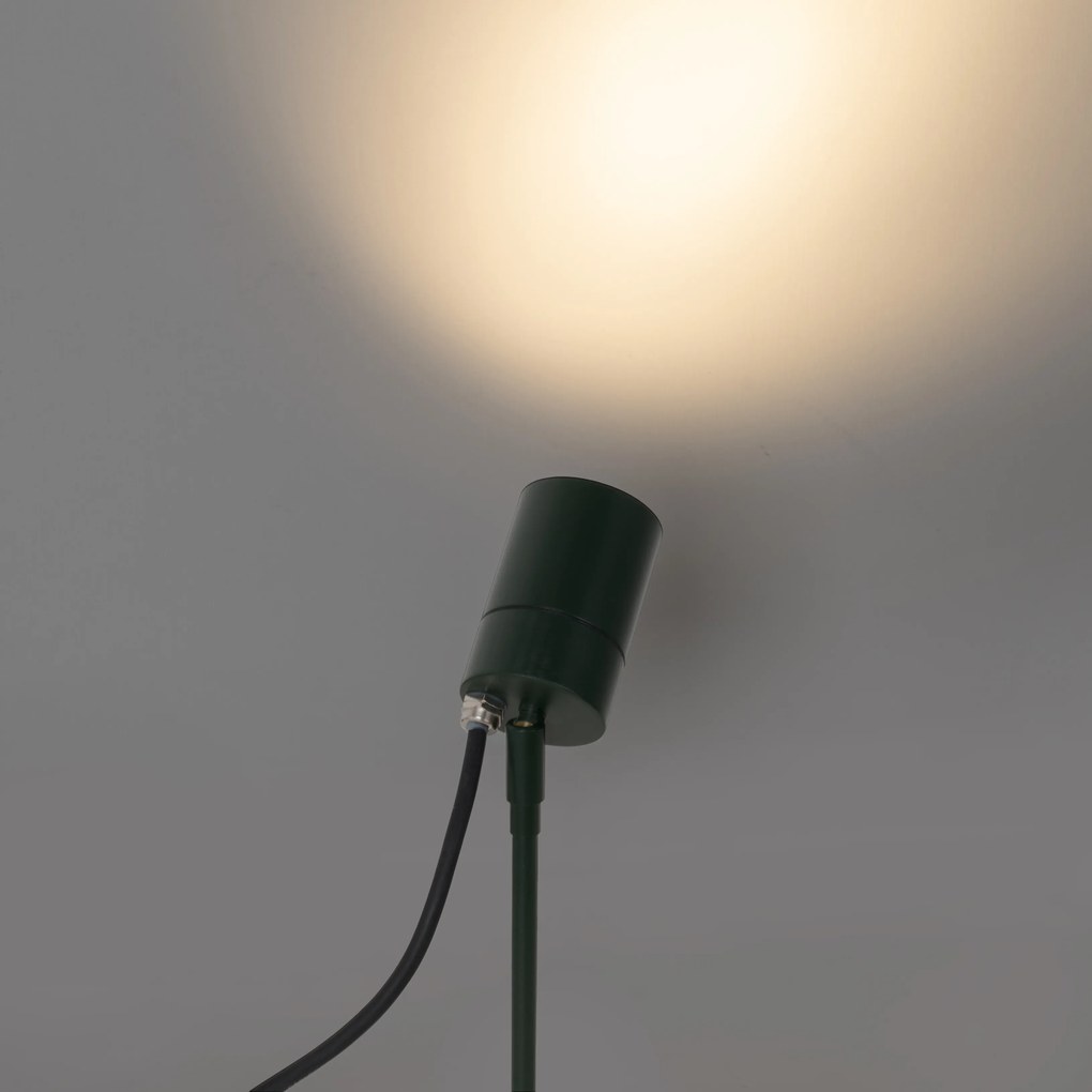 Spike spot sötétzöld állítható IP44 - Solo
