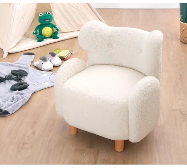 TOBI fehér gyermekfotel