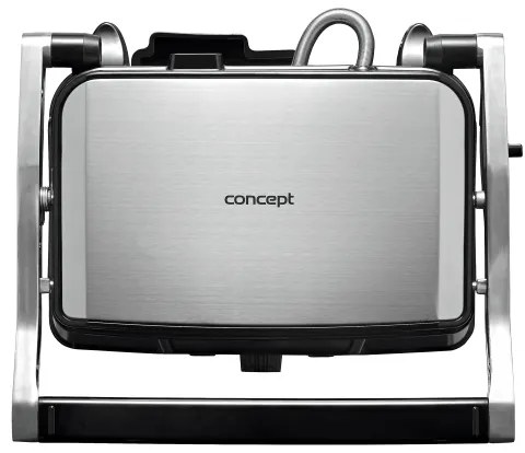 Concept ge2005 - Kontakt grill 1500W/230V rozsdamentes/fekete