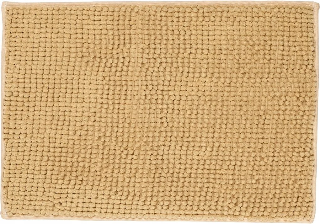 Fürdőszobaszőnyeg Chenille Puha Csúszásgátló Nedvszívó 60x40 Bézs DY39