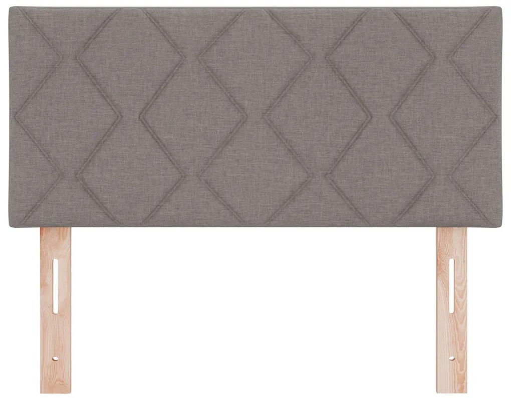 LED Fejtámla Gyémánt Blokkok Dizájn Taupe 90 cm Szövet