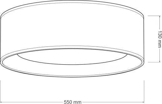 Brilagi-LED dimmelhető lámpa VELVET SM. VARI 36W/230V 3000-6500K átm. 55 cm krémszínű + távirányító