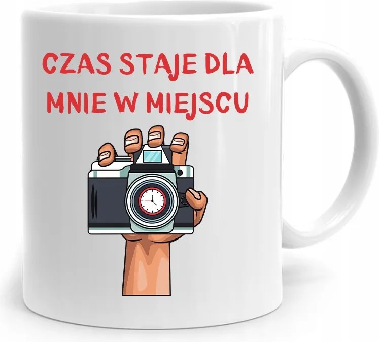 Bögre Fotósnak Az Idő Egy Helyben Áll Számomra, fényképes nyomtatással