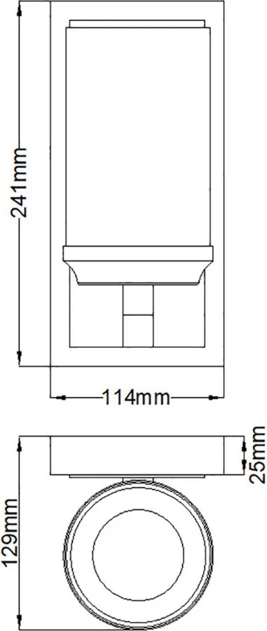 Feiss AMALIA FE-AMALIA1-SBATH Fali lámpa 1x3,5W/G9 320LM IP44