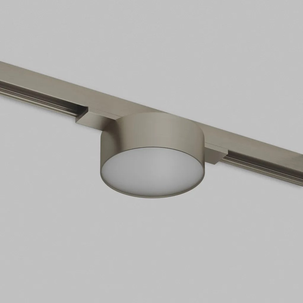 DK/EU-5761-DN Shine Track light, FLOW 3000 series, D74*H28, LED, 48V DC, 6W, RA≥90, 3000K, IP20, dark nickel color, aluminum — DK/EU-5761-DN