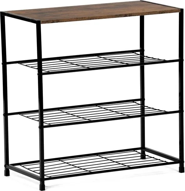 Cipőtartó természetes fa színben GD-414 OLW