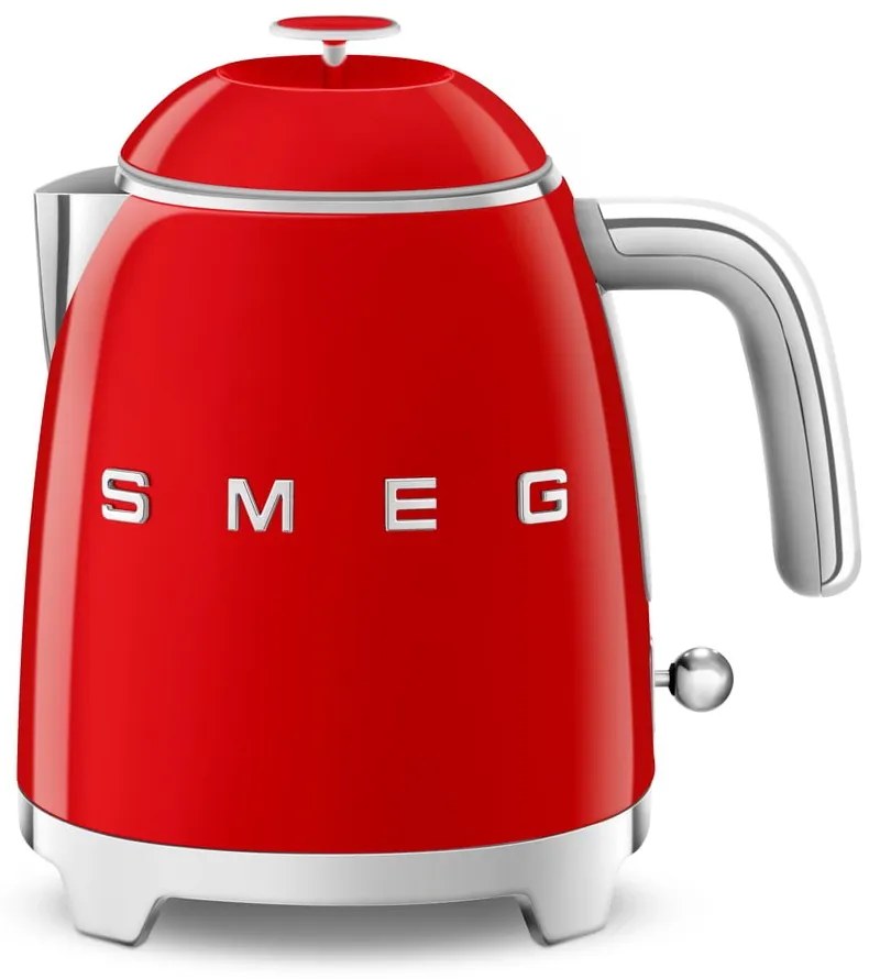 Piros rozsdamentes acél vízforraló 800 ml Retro Style – SMEG