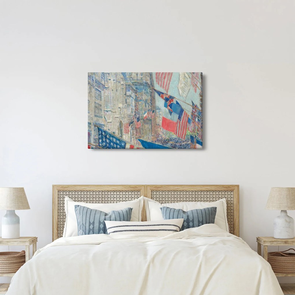 Kép - Childe Hassam, Allies day, reprodukciók (90x60 cm)