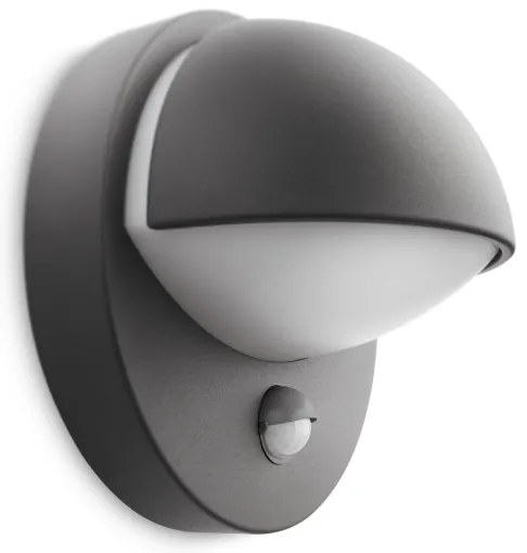 Philips JUNE kültéri fali lámpa s érzékelővel 1xE27/12W/230V IP44