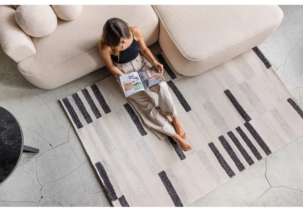 Szürke-krémszínű szőnyeg 120x180 cm Mosaica – Universal