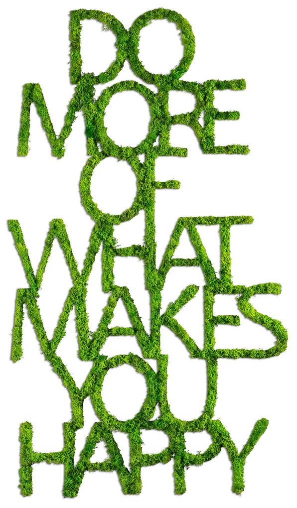 Fém fali dekoráció, Do More Of What Makes You Happy