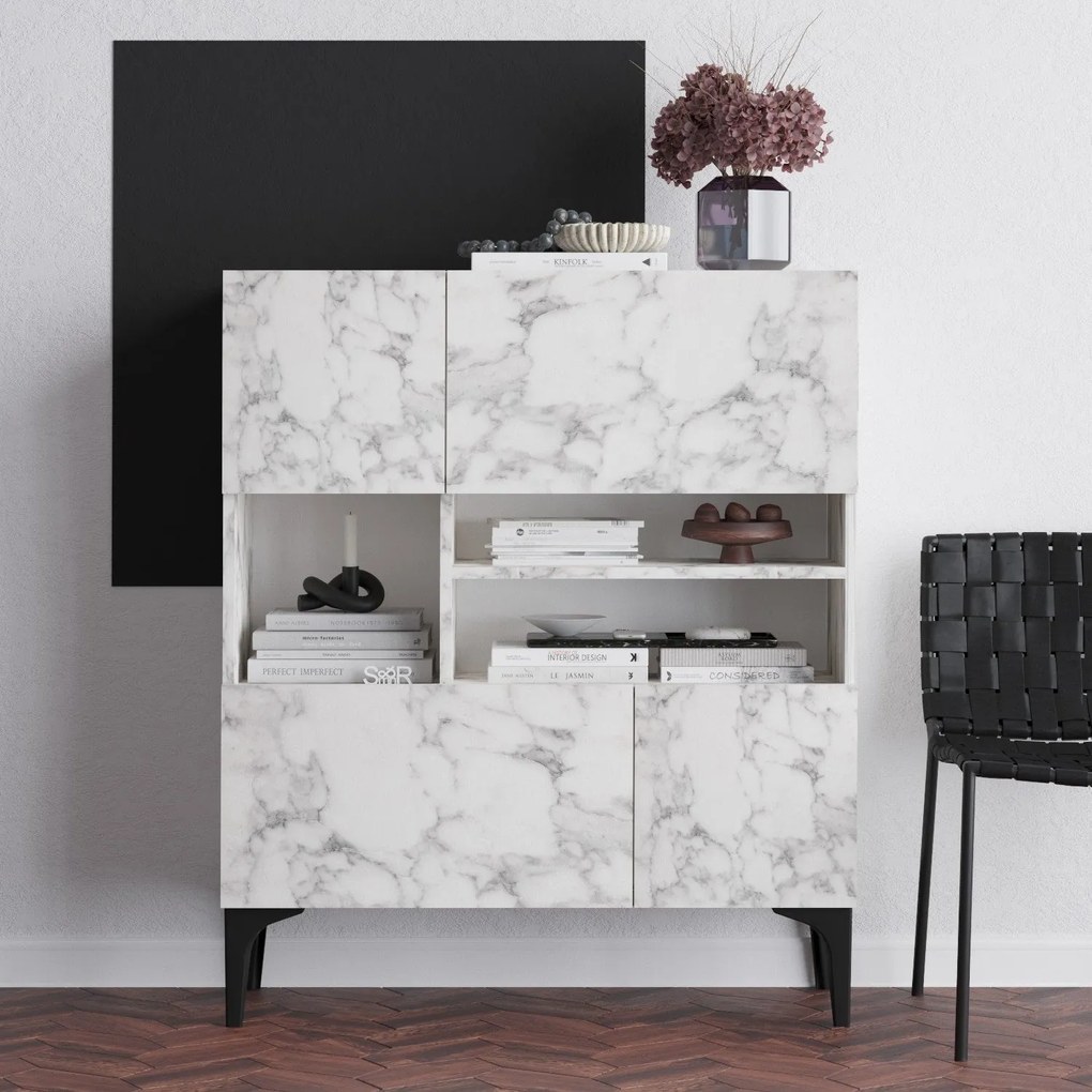 Konzolasztal Krista - Carrara Marble