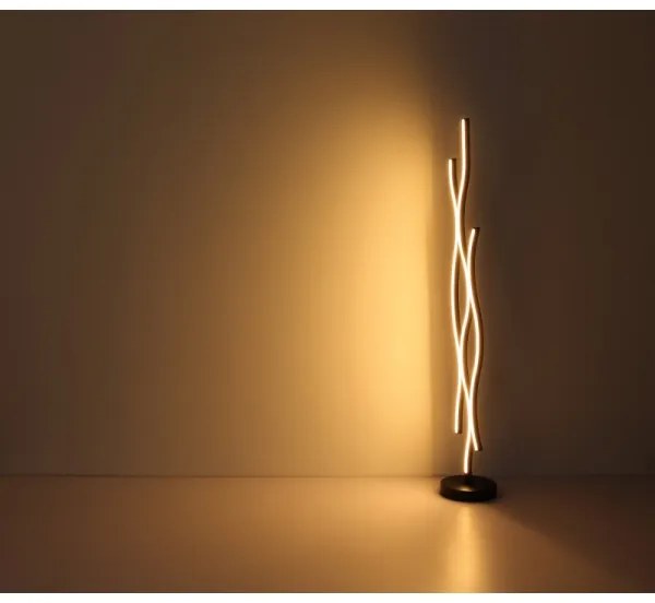 Globo 67206S - LED Állólámpa GERONIMO LED/28W/230V 3000K fekete