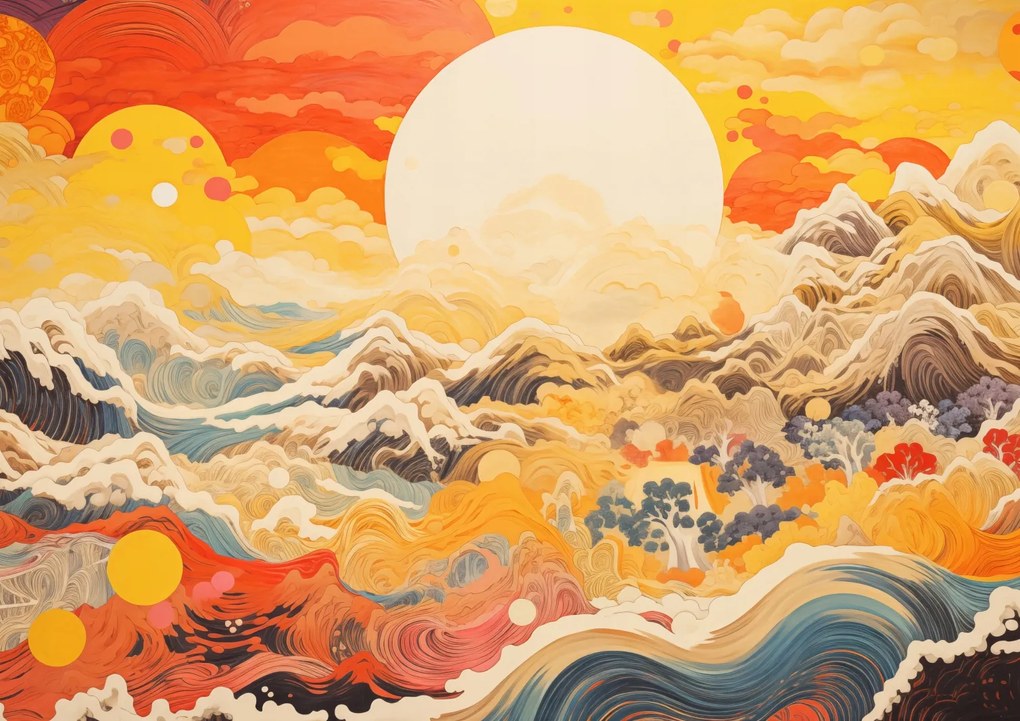 Poszter 29,7x21cm Szél és Nap vers