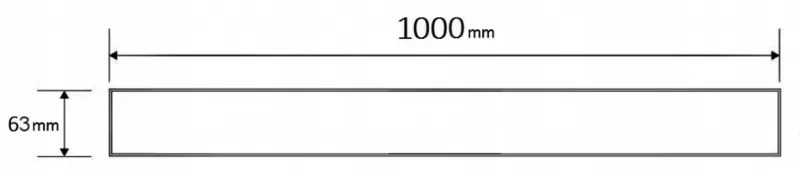 Mexen M01 minta zuhanytálcán 100 cm arany, 1520100