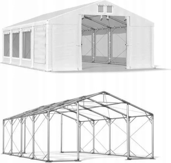 Party sátor 8x8m Pavilon Das 560 P