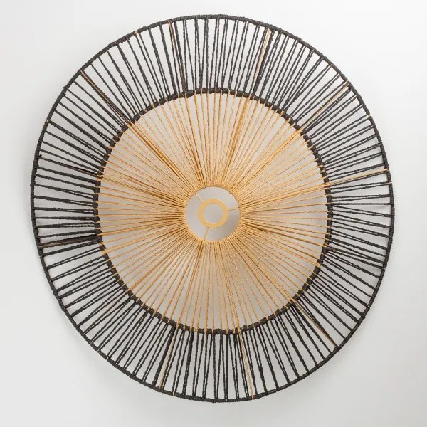 Brilagi - LED csillár kábelen CERIA BOHO 1xE27/40W/230V átm. 80 cm fekete/barna