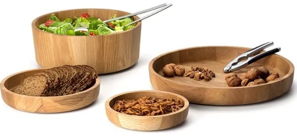 Continenta C4135 - Fa tál 38x5,4 cm tölgy