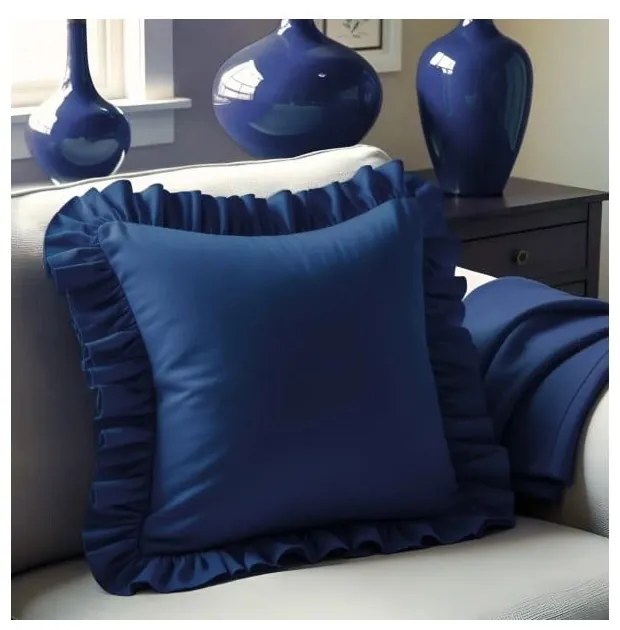 Pamutkeverék párnahuzat 40x40 cm Ruffled – Mila Home