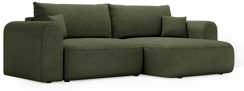 Sarokkanapé Sorento (oliva + fekete). Akció -15%. 1099448