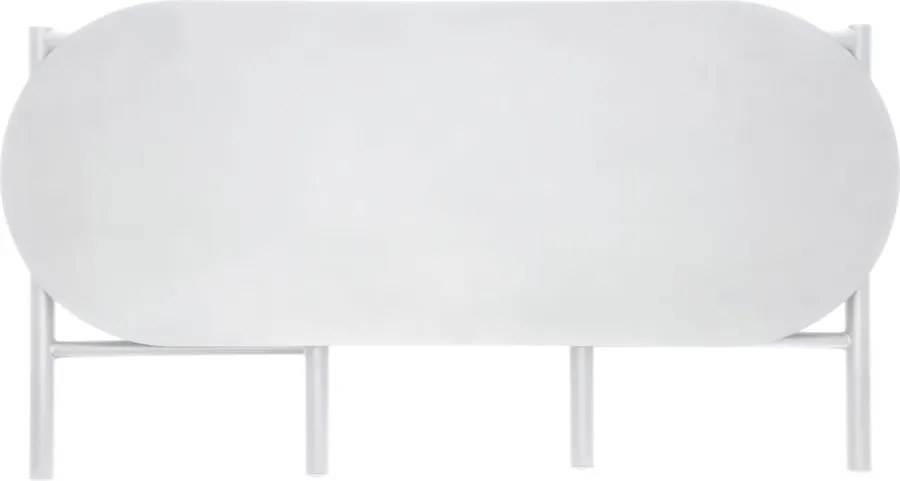 Világosszürke fém kerti pad Disc – Zone