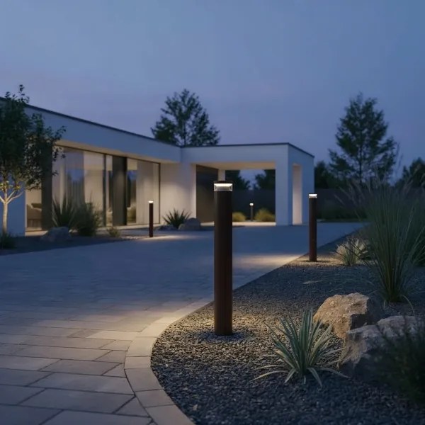 Ideal Lux - LED Kültéri lámpa BOEING LED/14W/230V 100 cm IP65 barna