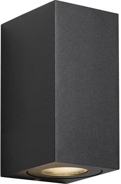 NORDLUX 49731003 CANTO Modern Kültéri Fali Lámpa Fekete GU10 IP44