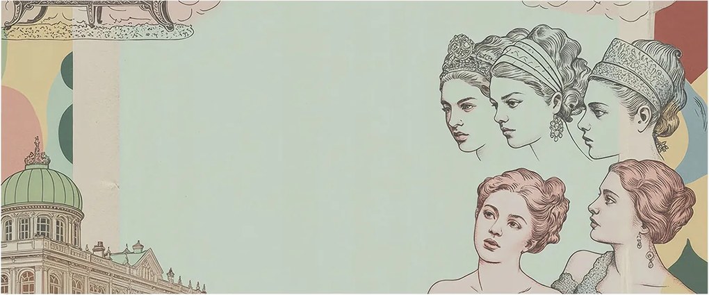 Fotótapéta Flizelin Fal a Hálószobába Klasszikus kollázs 250x104 Ragasztó