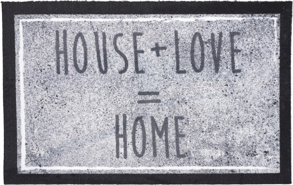 Lábtörlő Beltéri Ajtó Szürke 40x60 cm