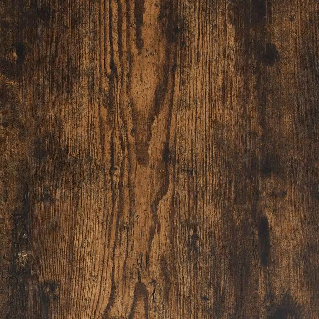 füstös tölgy színű szerelt fa fali polc 159 x 18 x 66 cm