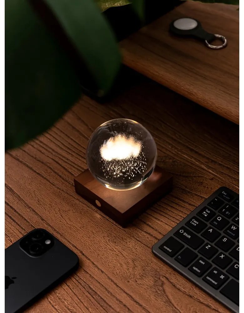 Sötétbarna USB fénydekoráció Amber – Gingko