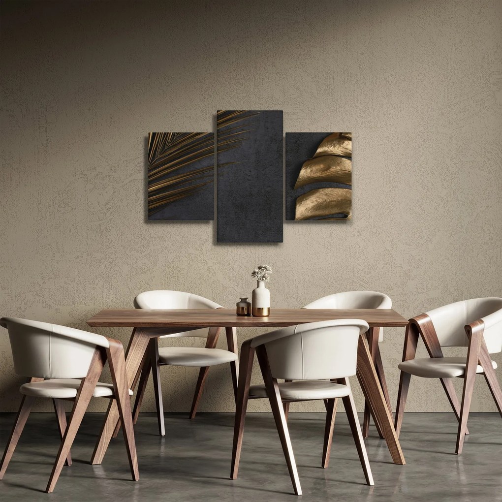 Kép arany levelekkel (90x60 cm)
