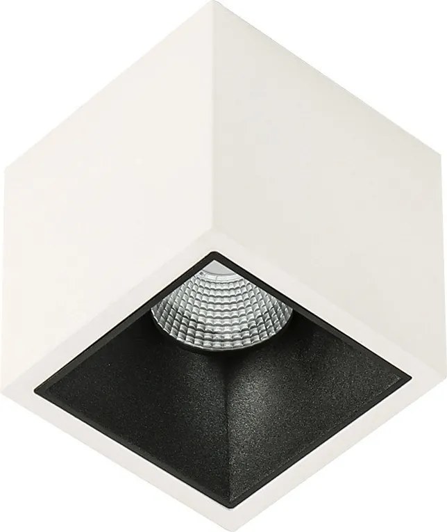 Italux modern spot lámpa alden white black deep 3000k fehér fekete itxslc78001/18w3000k