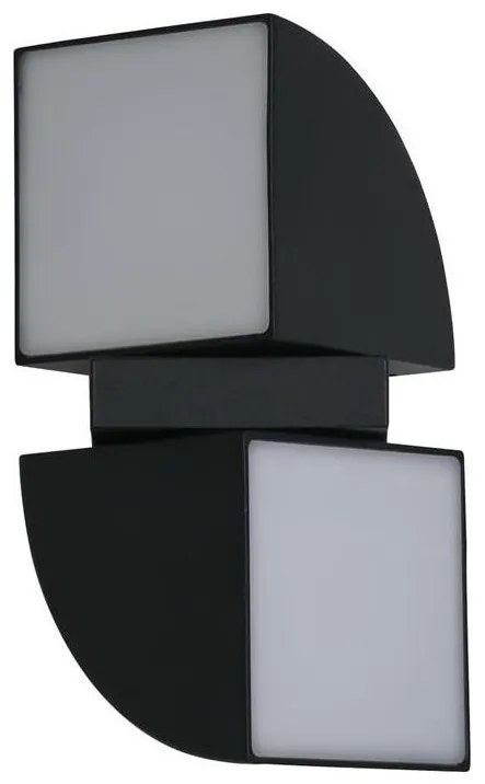 Searchlight 36150BK - LED kültéri fali lámpatest DAKOTA 2xLED/4W/230V IP44