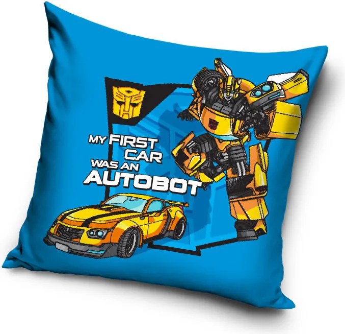 Transformers Autobot párnahuzat 40x40 cm Velúr