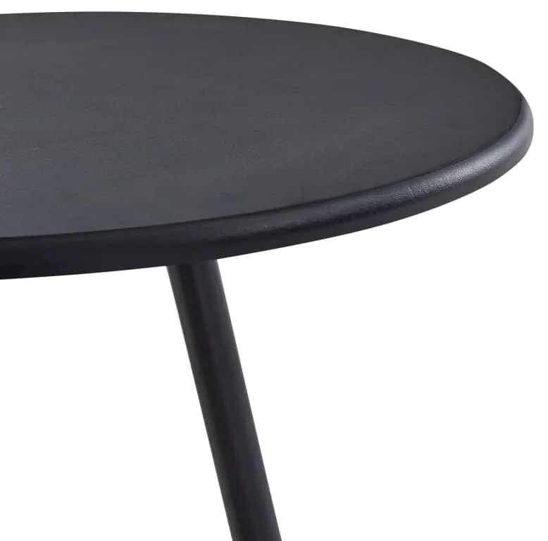 Fekete MDF bárasztal 60 x 107,5 cm