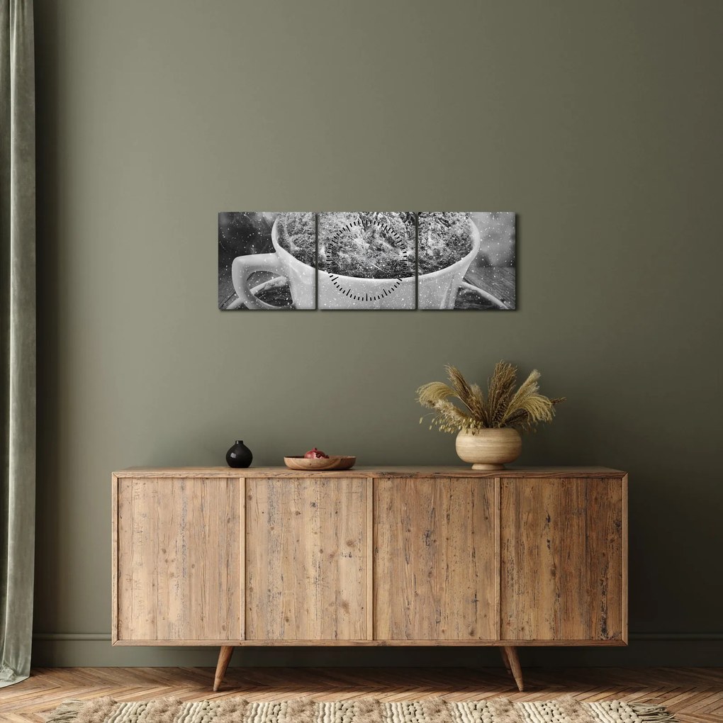 Kép - Egy csésze természet (órával) (90x30 cm)