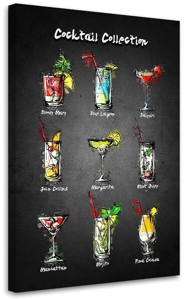 Gario Vászonkép Koktél kollekció - Gab Fernando Méret: 80 x 120 cm