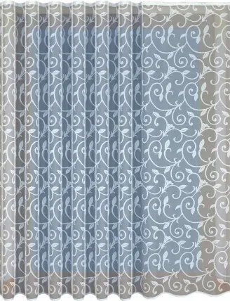 34329 Kész Jacquard Függöny Esy Floresy 600x220