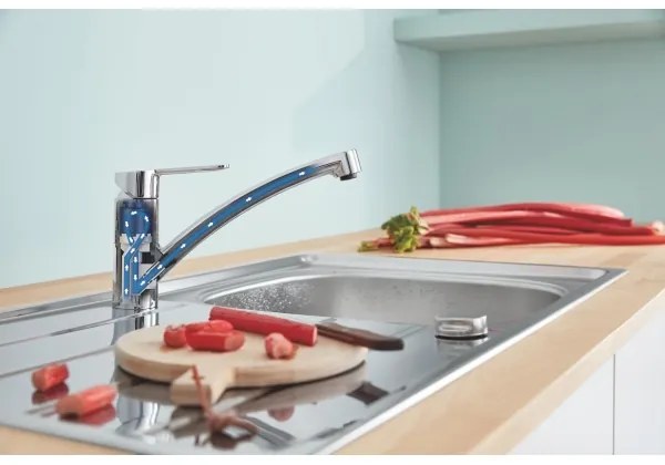GROHE 31680000 - BAUECO mosogató csaptelep, fényes króm