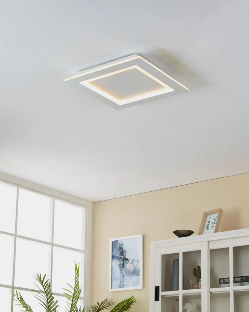 EGLO 900483 PADROGIANO-Z Négyzetes Mennyezeti Lámpa Fehér LED IP20