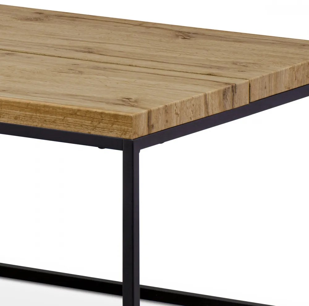 Măsuță Modernă De Cafea De Culoare Stejar Sălbatic 110X60X45 CM AHG-269
