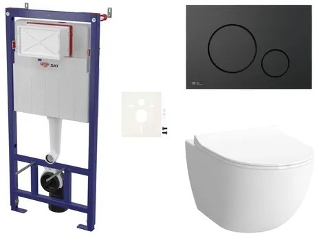 Fali WC szett SAT előtétfalas szereléshez + SAT Infinitio WC SIKOSSINF68K