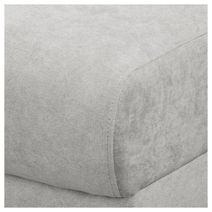 Világosszürke sarokkanapé (jobb oldali) Beata – Ropez